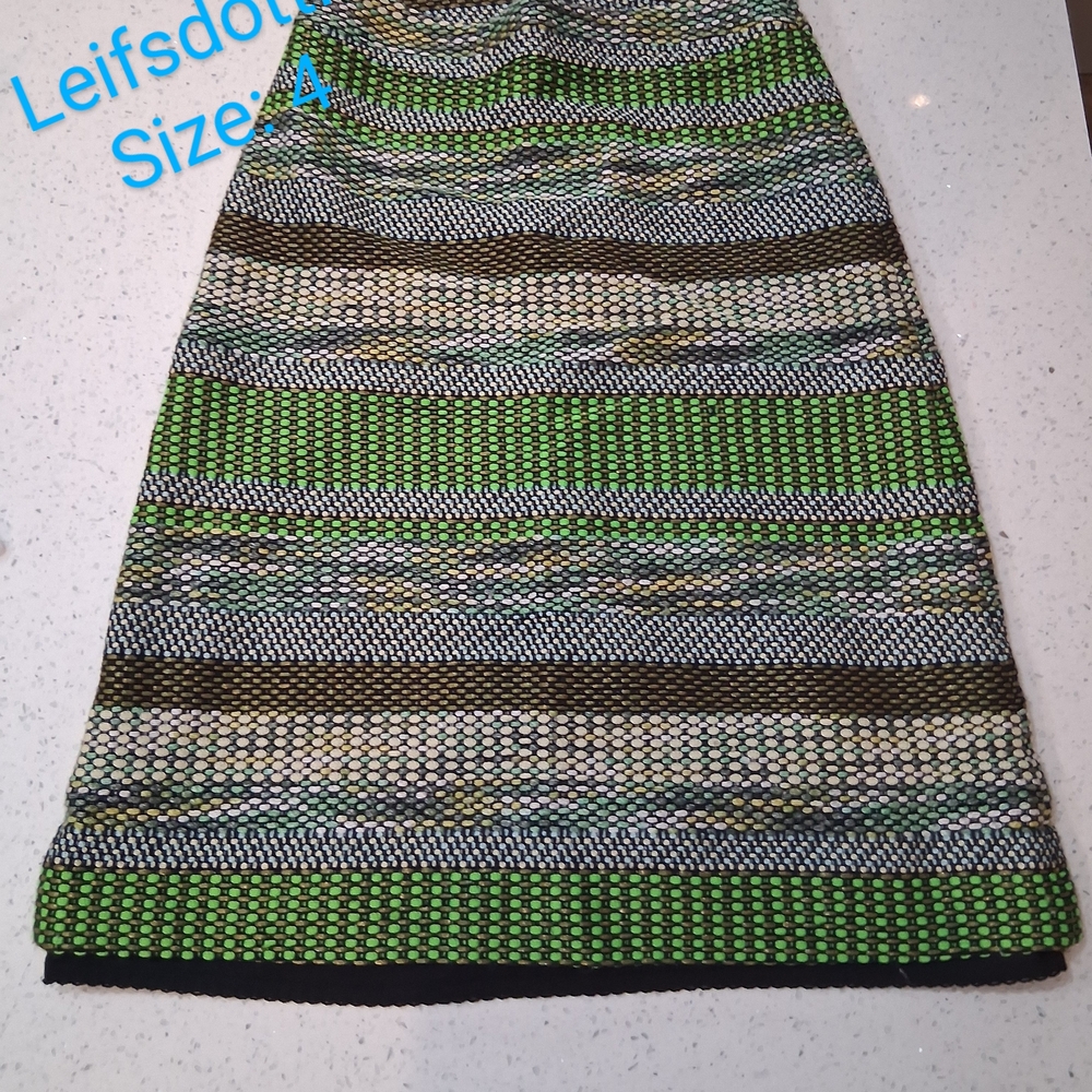 Leifsdottir Green and Black Women's Skirt